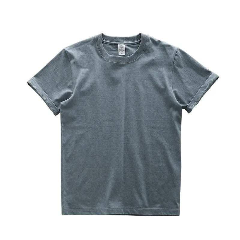 Heavyweight T Shirt for Men 100% Cotton Plain