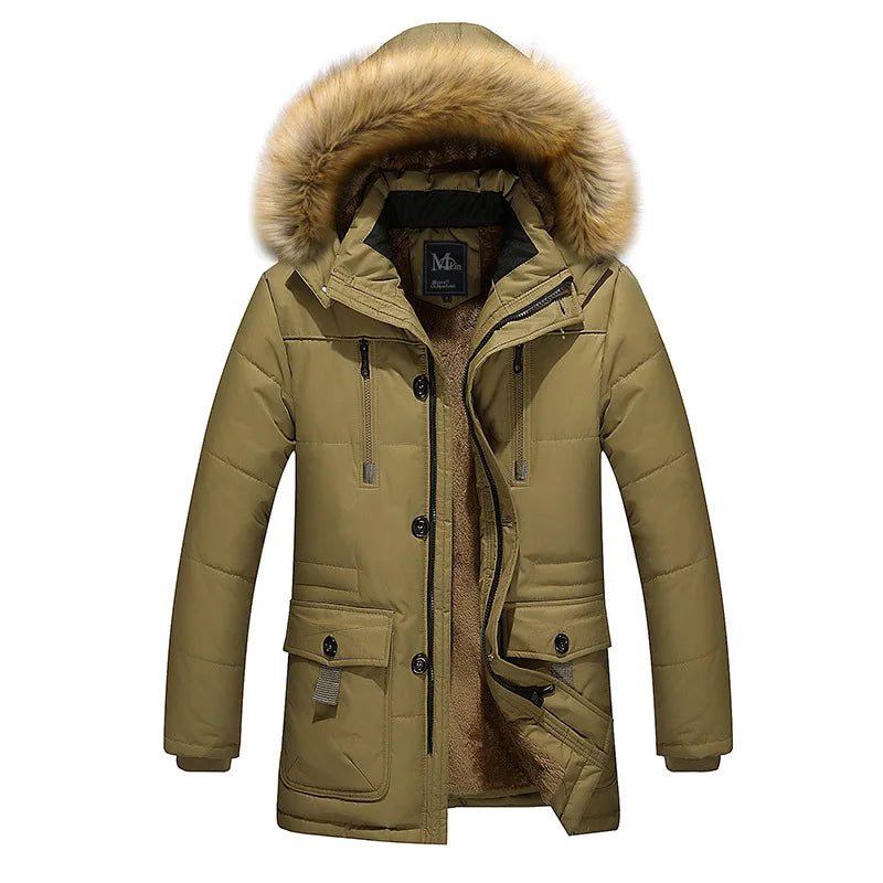 Men's Winter Thick Coats Jacket Fashion.