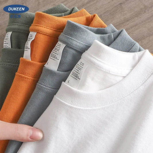 Heavyweight T Shirt for Men 100% Cotton Plain