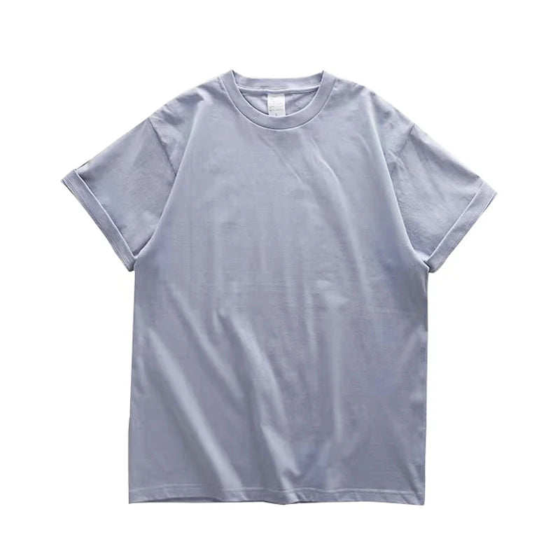 Heavyweight T Shirt for Men 100% Cotton Plain