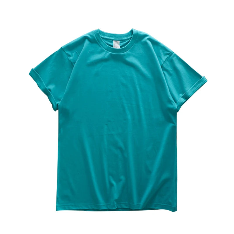 Heavyweight T Shirt for Men 100% Cotton Plain