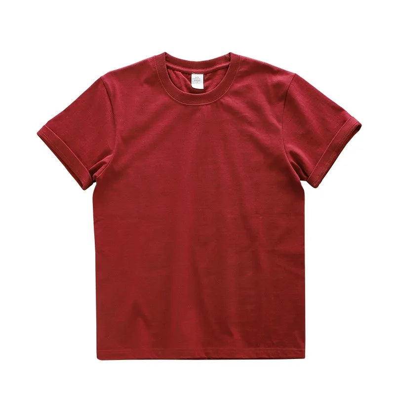 Heavyweight T Shirt for Men 100% Cotton Plain