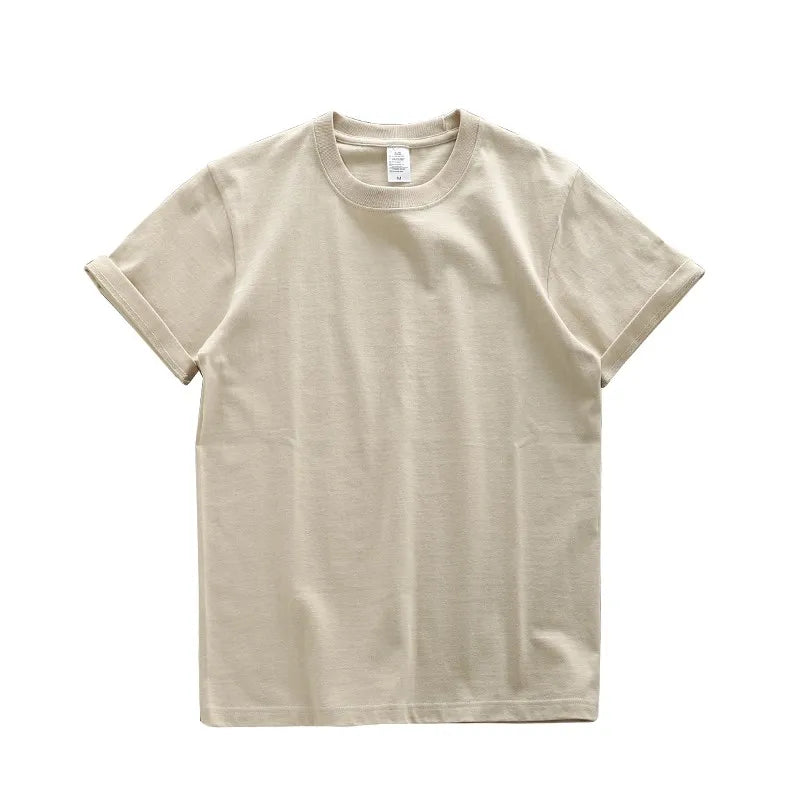 Heavyweight T Shirt for Men 100% Cotton Plain