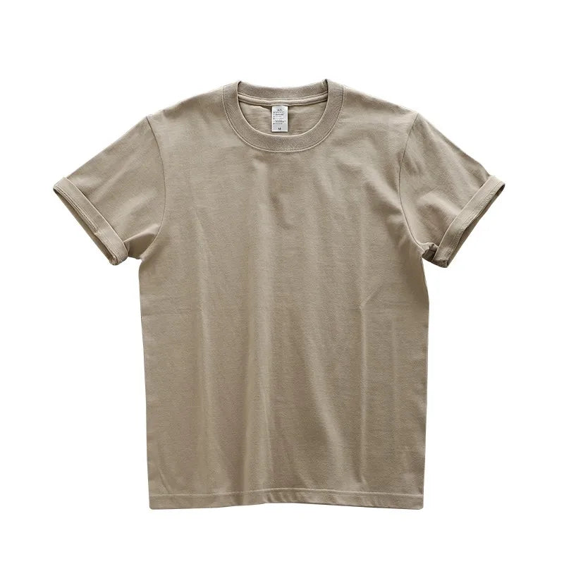 Heavyweight T Shirt for Men 100% Cotton Plain