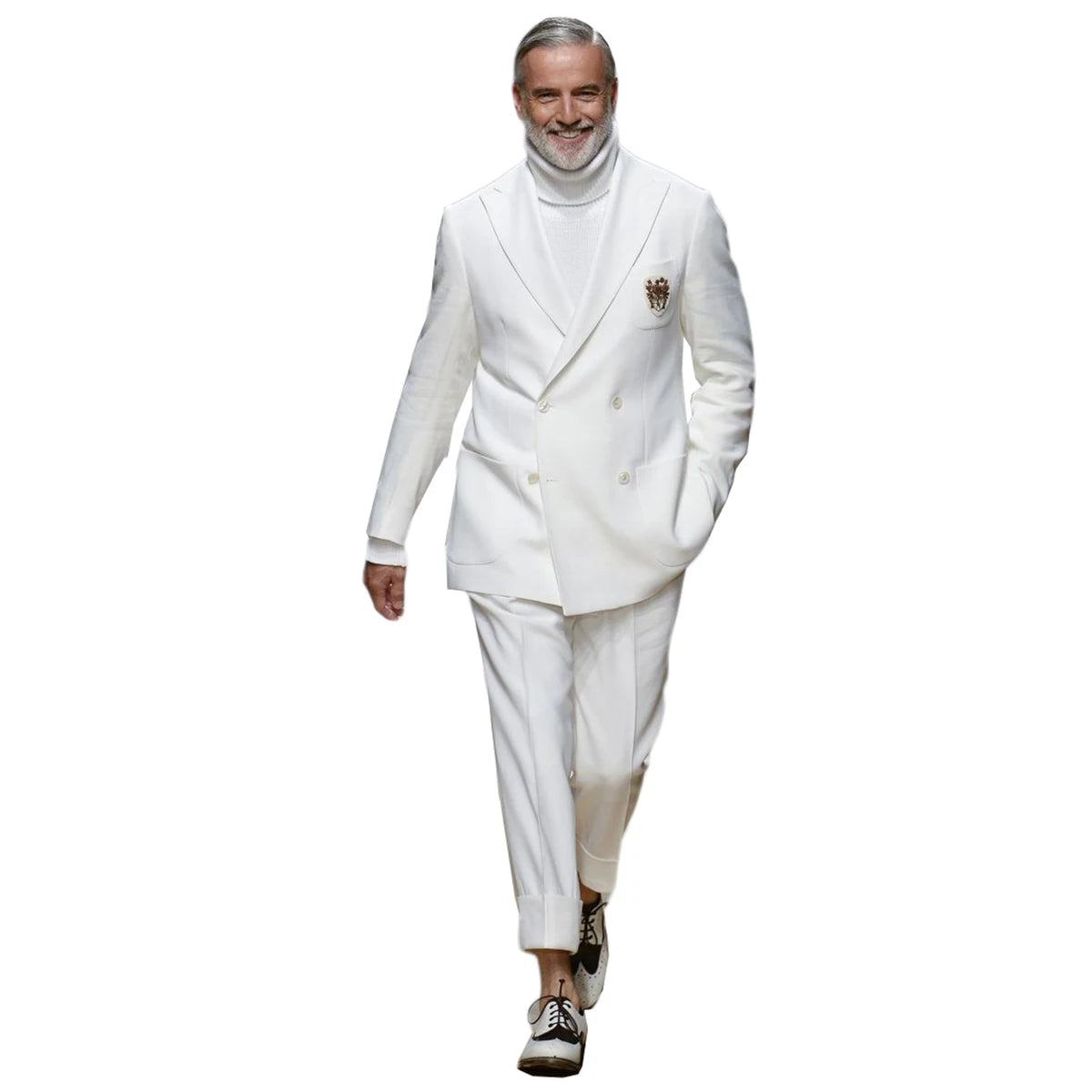 Men's White Suit - 2 Pieces Blazer