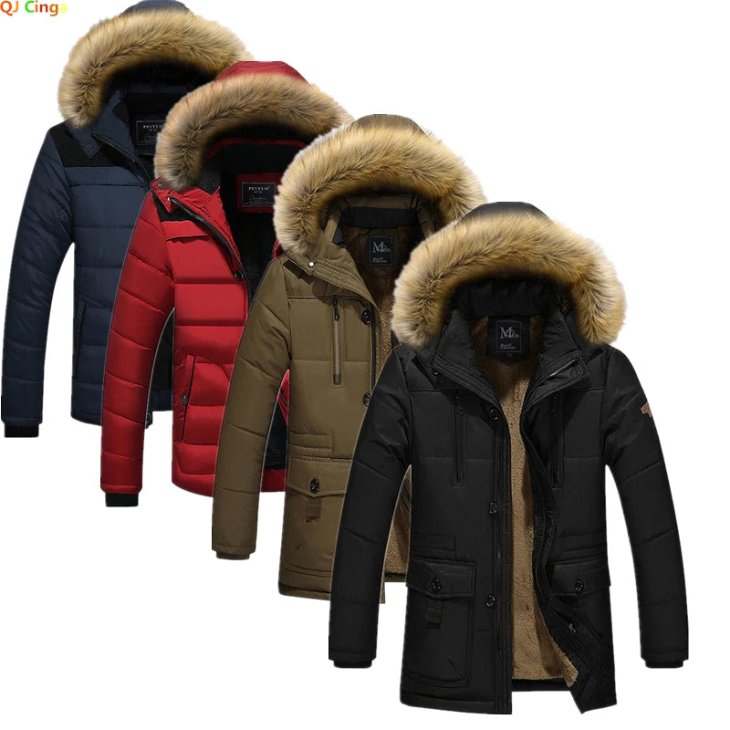 Men's Winter Thick Coats Jacket Fashion.